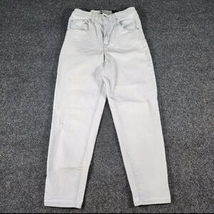 Levi's Silver Tab Light Wash Denim Mom Jeans High Rise Women's 28x25‎